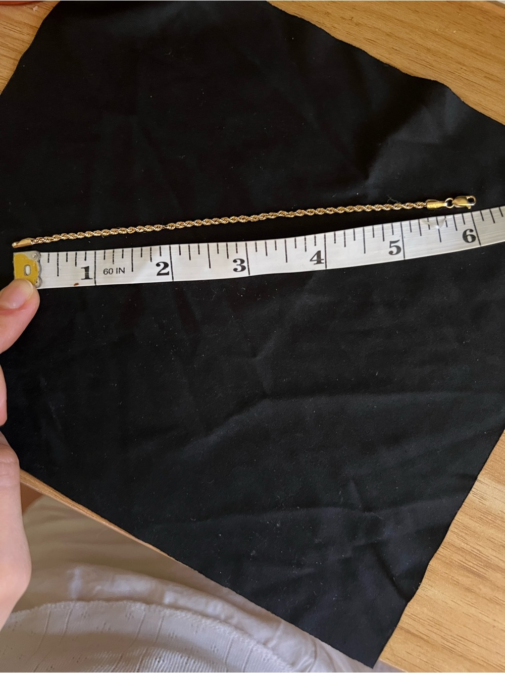 14k Solid Gold Rope Chain - Picture 2 of 4